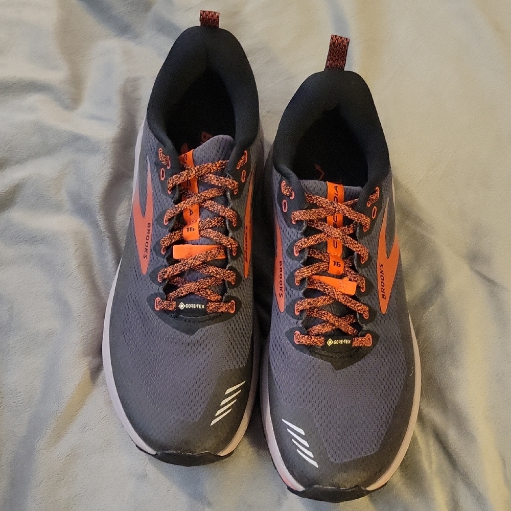 Brooks Men's Athletic Shoes - Black and Orange - Picture 4 of 9
